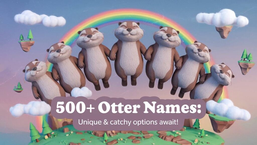 500+ Otter Names: Unique & Catchy Options Await!