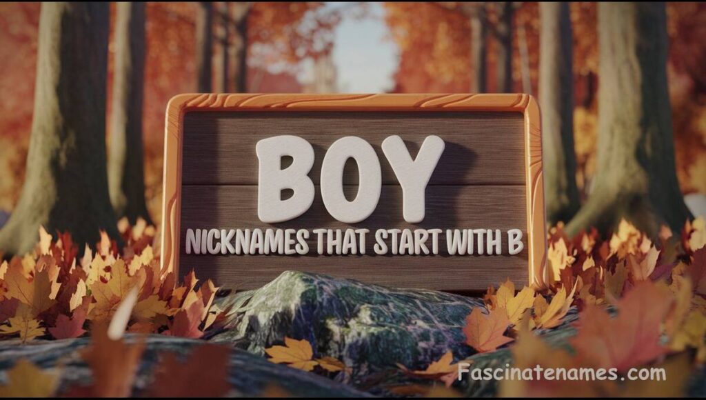 Boy Nicknames That Start with B