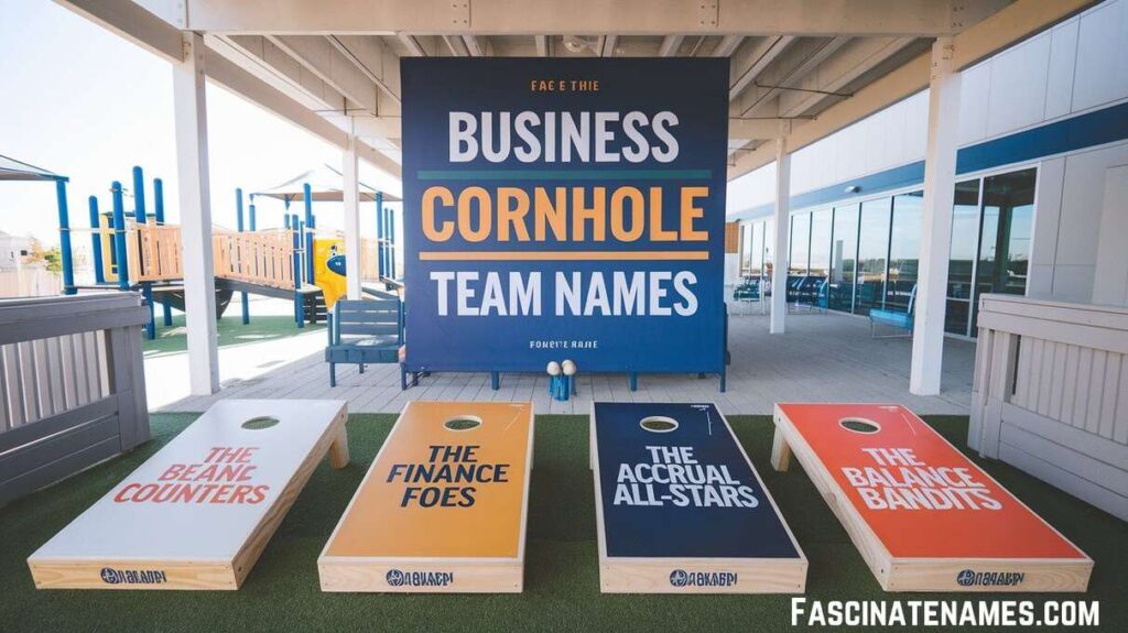 Business Cornhole Team Names