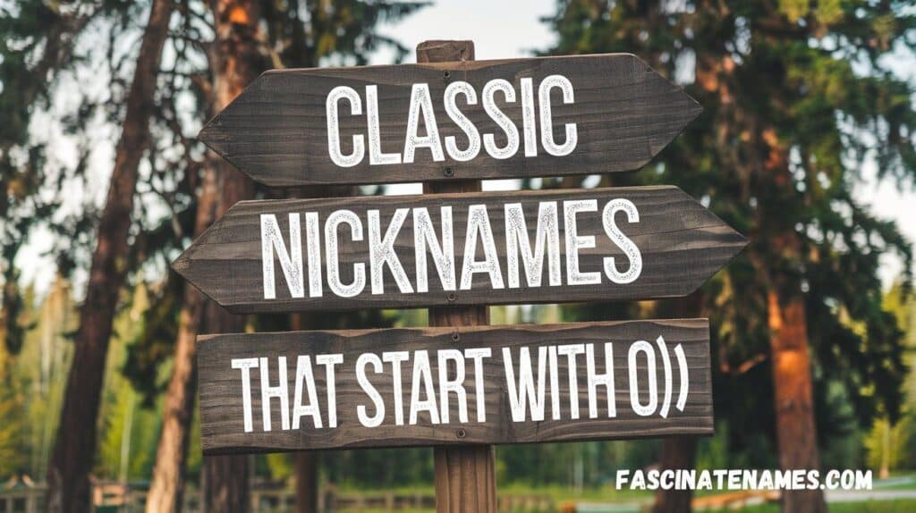 Classic Nicknames That Start With O