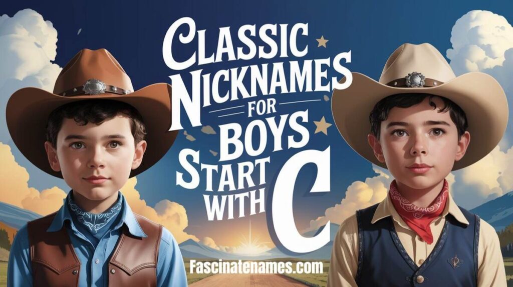 Classic Nicknames for Boys That Start With C