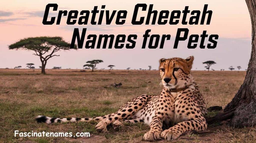 Creative Cheetah Names for Pets