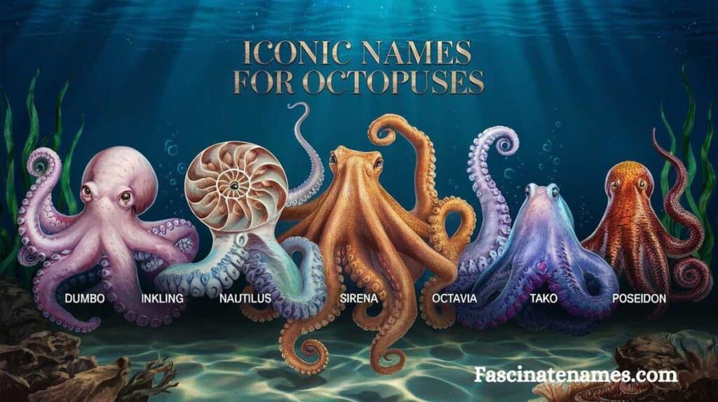 Iconic Names for Octopuses