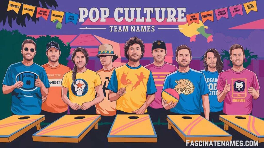 Pop Culture Cornhole Team Names