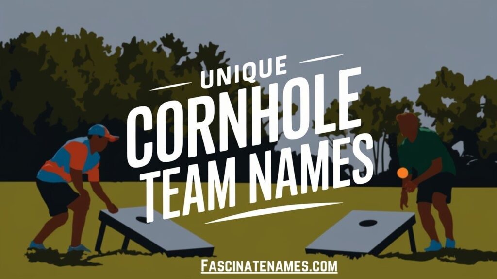 Unique Cornhole Team Names
