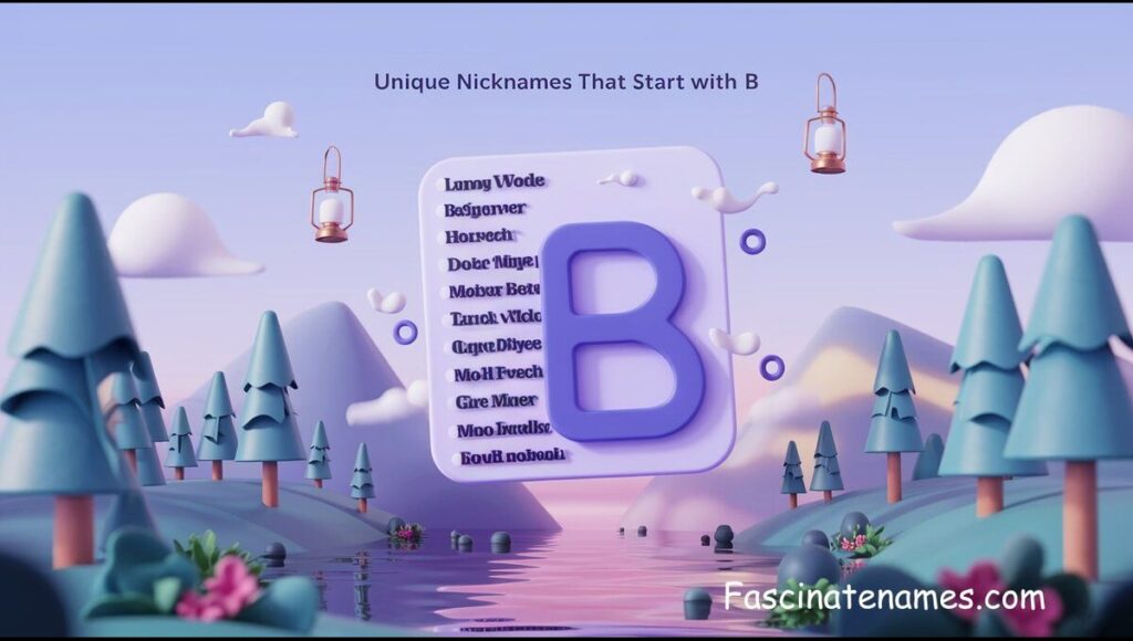 Unique Nicknames That Start with B