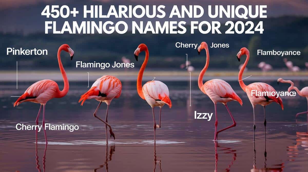 450+ Hilarious and Unique Flamingo Names for 2024.