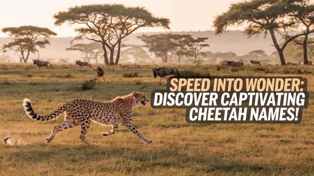 Speed into Wonder: Discover Captivating Cheetah Names!