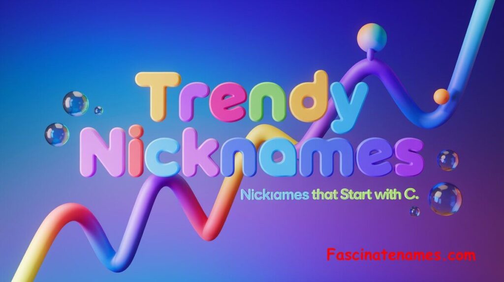 Trendy Nicknames That Start With C