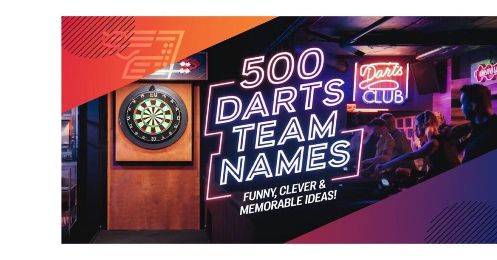 Darts Team Names