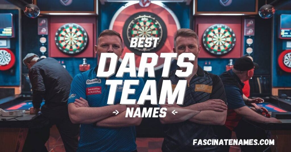 A vibrant graphic featuring top darts team, perfect for inspiring your next team or league.