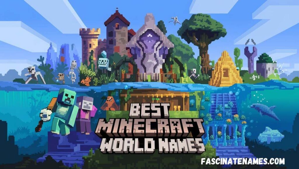 A creative list of the coolest Minecraft world names to inspire your next adventure in the game.