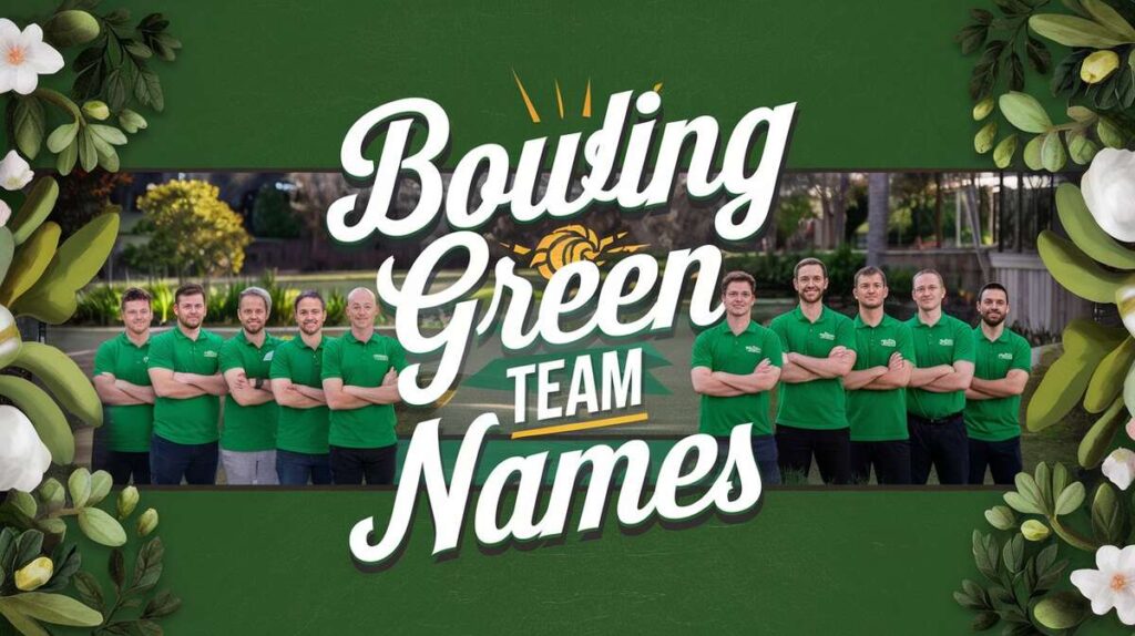 A colorful graphic showcasing various creative name for bowling green teams, perfect for inspiration and team spirit.