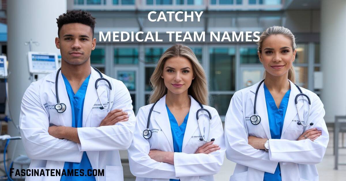 Best 600+ Medical Team Names to Unite Your Healthcare Squad - Fascinate ...