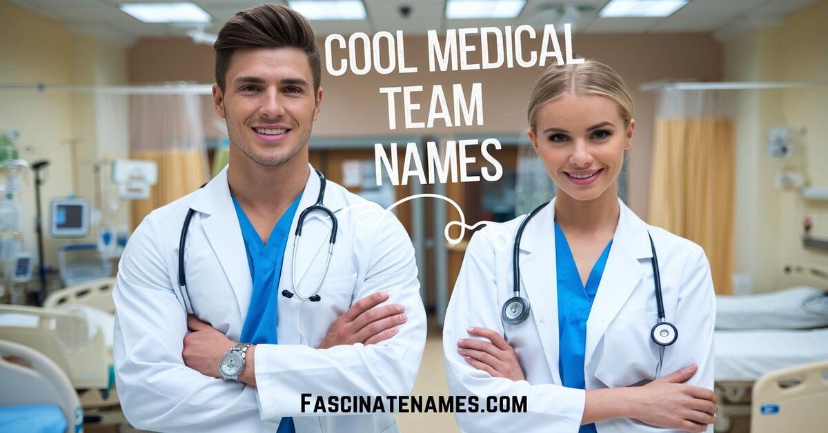Best 600+ Medical Team Names to Unite Your Healthcare Squad - Fascinate ...