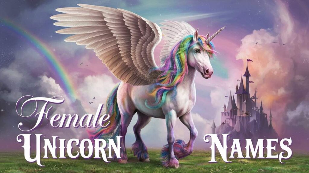 A whimsical list of enchanting unicorn names perfect for girls, featuring colorful and magical options.