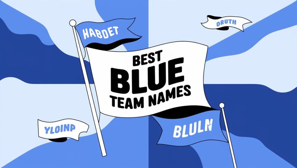 A creative list of the best blue team names, showcasing unique and engaging options for team branding.