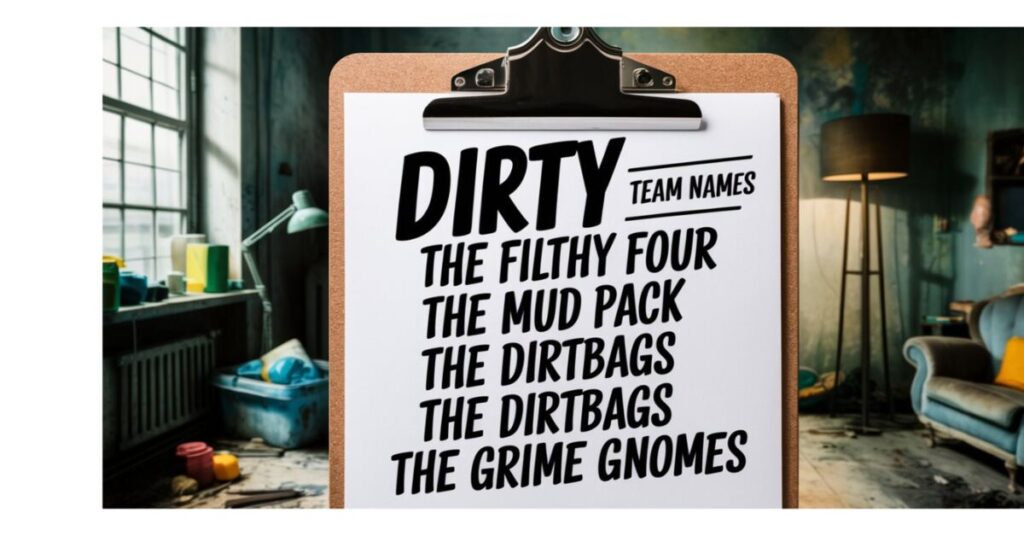 Dirty Team Names