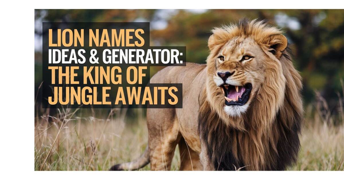 Lion Names