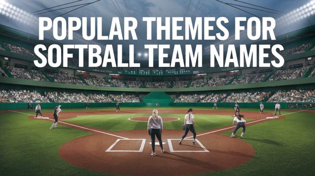 Various unique and fun softball team names offered for sale, perfect for enhancing team identity and enthusiasm.