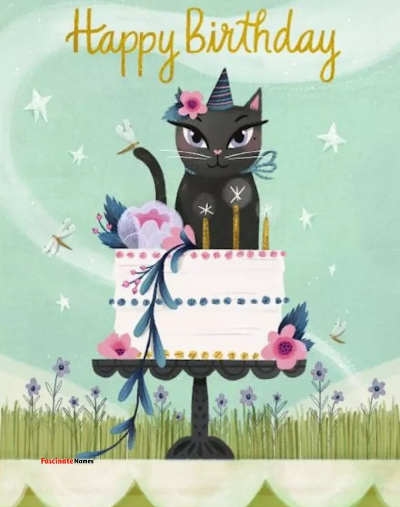 Cute Cat Birthday Cards – Free & Printable