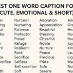 370+ Best One Word Captions for Mom on Instagram