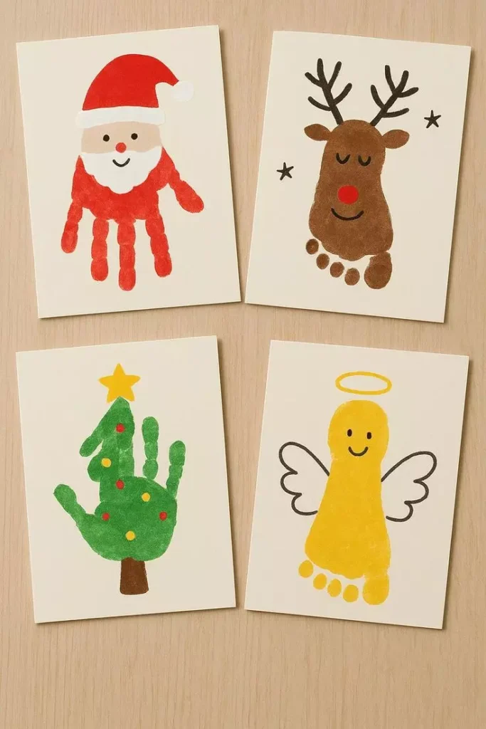 Handprint Infant Christmas Crafts