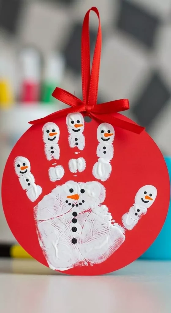 Handprint Infant Christmas Crafts
