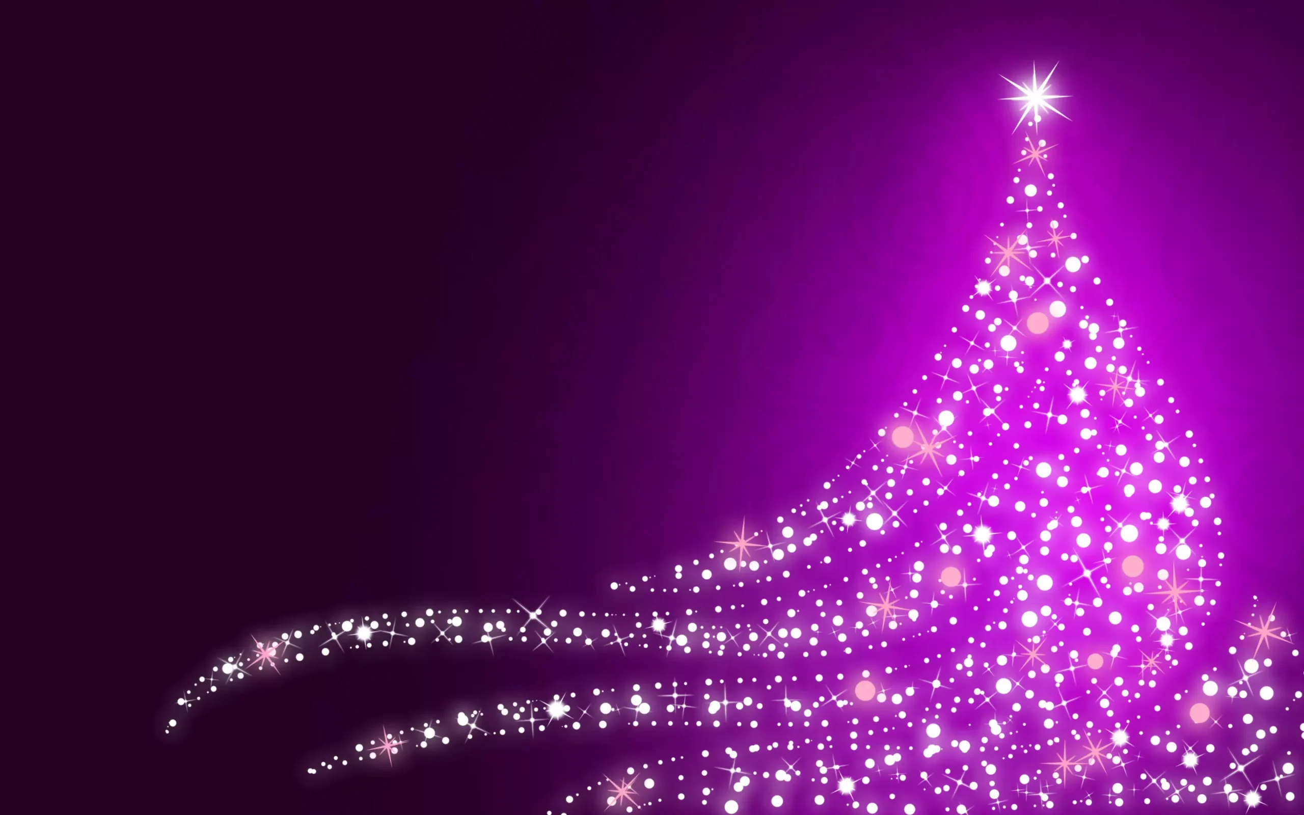 Purple Christmas Wallpaper