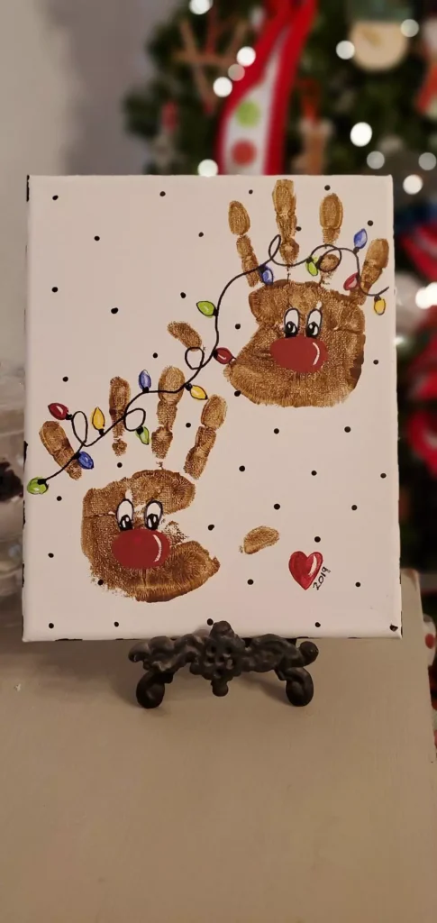 Handprint Reindeer Craft