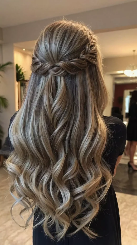 Braided Half Up Half Down