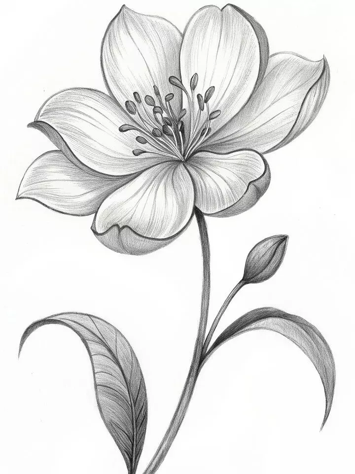4. How to Draw Realistic Flowers