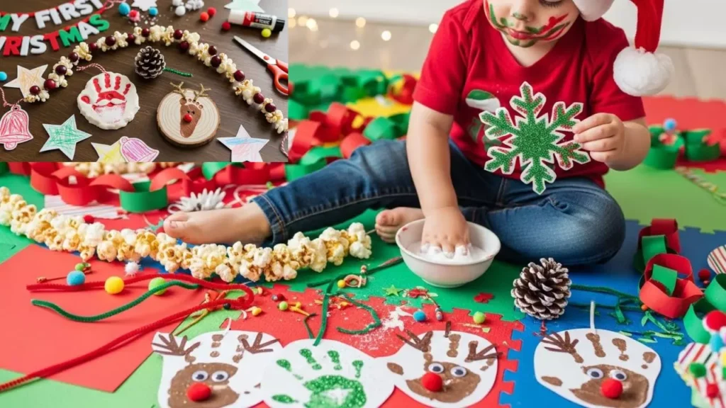 Adorable Infant Christmas Crafts Parents Can Make at Home