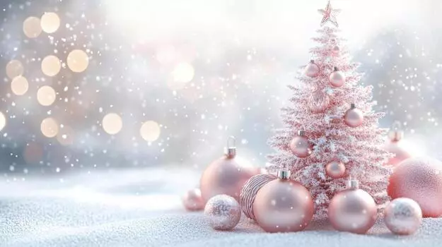 Pink Christmas Wallpaper: A Sweet and Festive Twist
