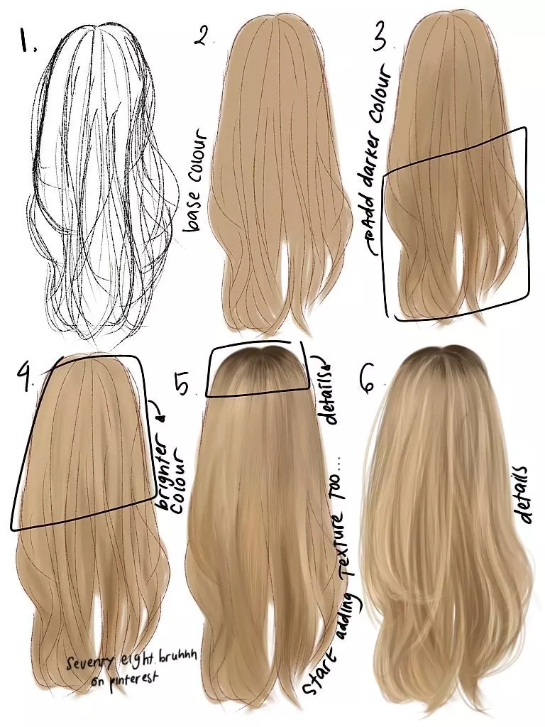 Layering and Shading Hair