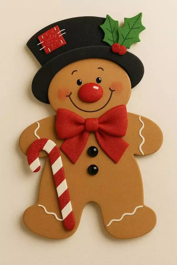 Handprint Gingerbread Man Craft
