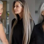 Long Silver Hair Older Women Showcase Timeless Beauty and Natural Elegance