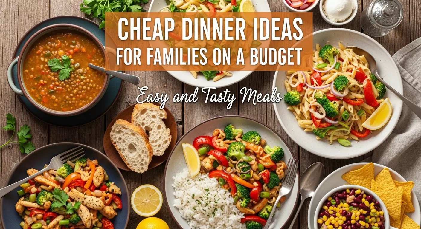 Cheap Dinner Ideas for Families on a Budget Easy and Tasty Meals