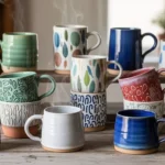 20+ Handmade Mug Unique Ceramic Coffee Cup for Daily Use