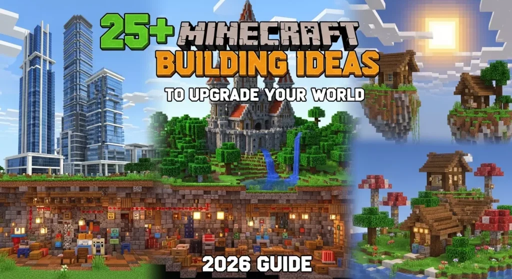 25+ Minecraft Building Ideas to Upgrade Your World 2026 Guide
