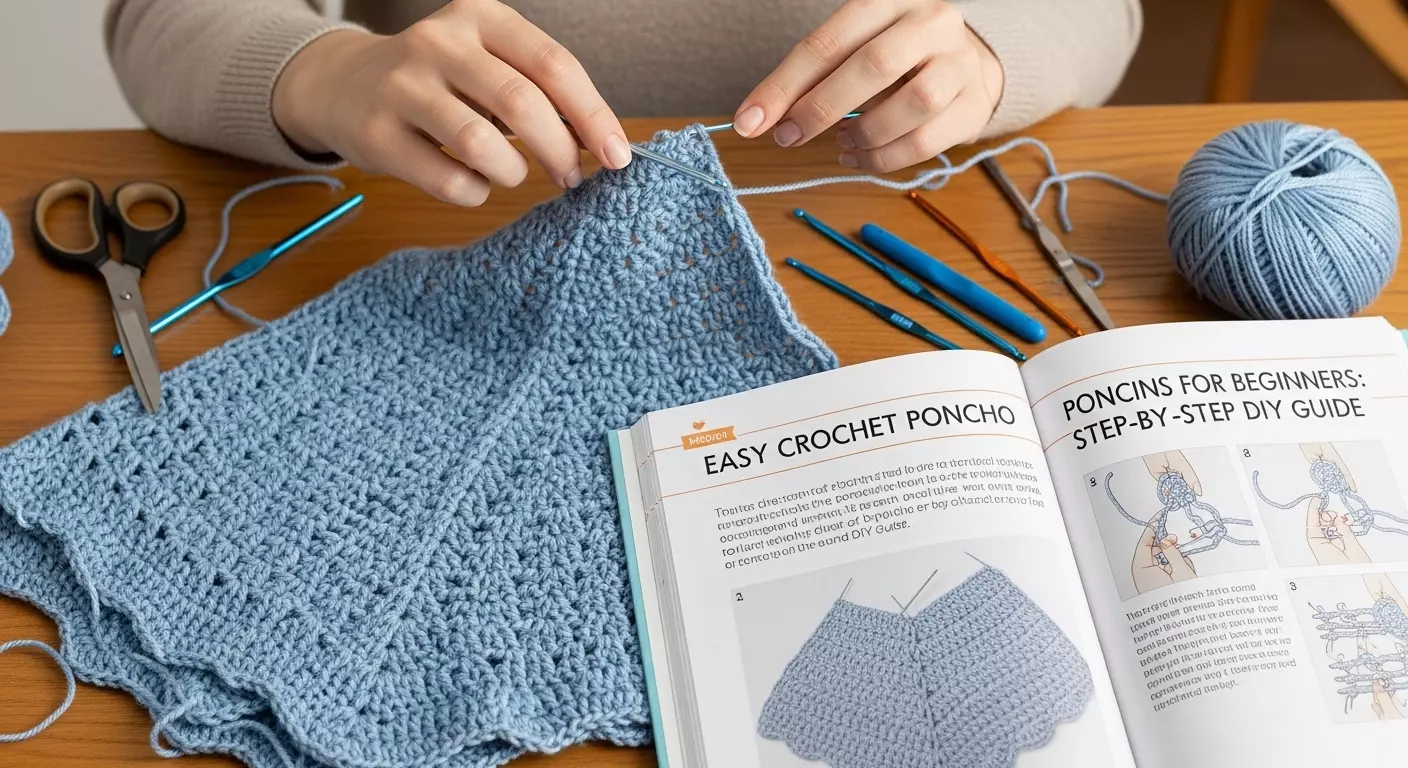 Easy Crochet Poncho Patterns for Beginners Step-by-Step DIY Guide