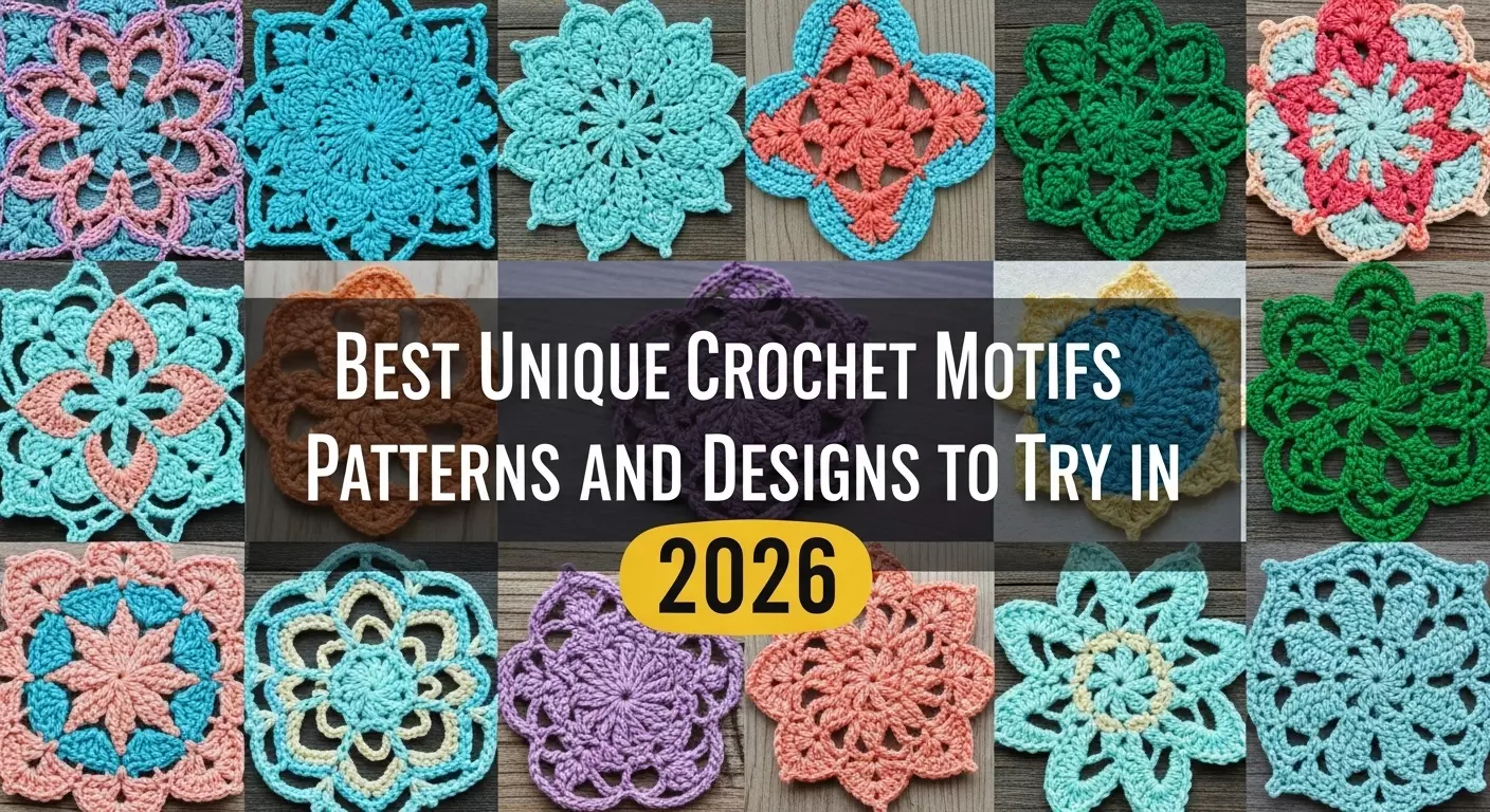 Best Unique Crochet Motifs Patterns and Designs to Try in 2026