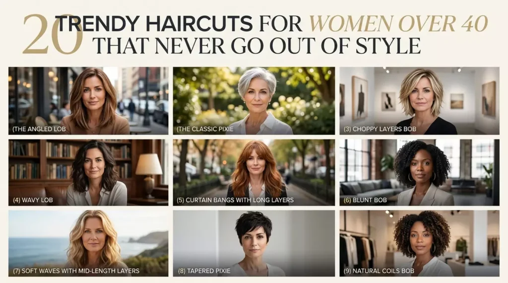 20 Trendy Haircuts for Women Over 40 That Never Go Out of Style